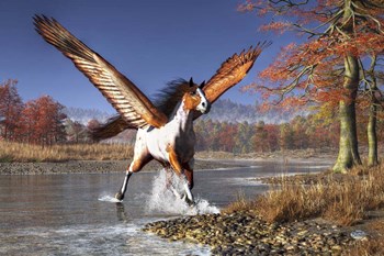Autumn Pegasus by Daniel Eskridge art print