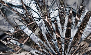 Of Earth And Ice by Fractalicious art print