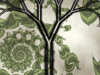 In Like A Lion by Fractalicious art print