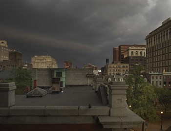 Halloween Eve, Philadelphia by Geoffrey Ansel Agrons art print