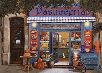 La Pasticceria by Guido Borelli art print