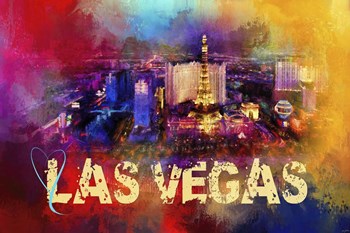Sending Love To Las Vegas by Jai Johnson art print