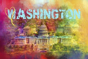 Sending Love To Washington by Jai Johnson art print