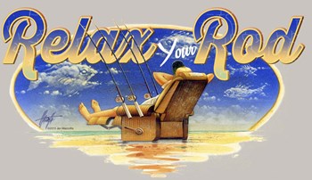 Relax Rod by James Mazzotta art print