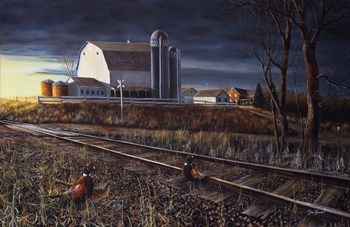 At The Crossing by Jim Hansel art print