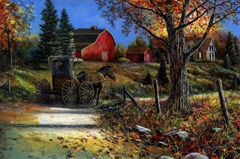 Country Roads by Jim Hansel art print