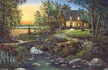 Stonybrook Cottage by Jim Hansel art print