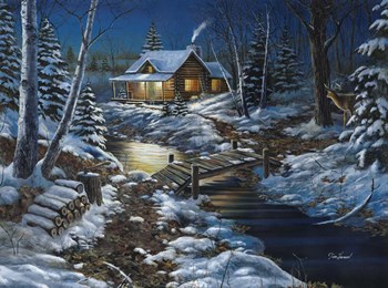 Woodland Retreat by Jim Hansel art print