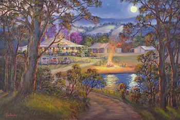 Country Life by John Bradley art print