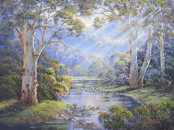 Early Morning Barrington by John Bradley art print