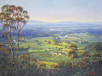 Pokolbin Pastoral 2 by John Bradley art print