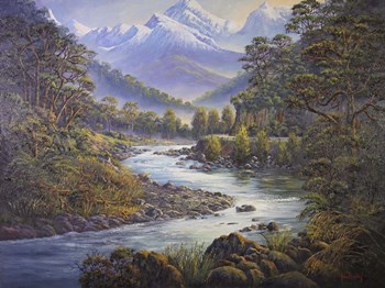 West Coast Wilderness by John Bradley art print