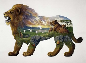 The Lion King by John Van Straalen art print