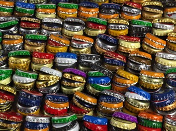 Bottlecap Mountains by Joseph Roberts art print