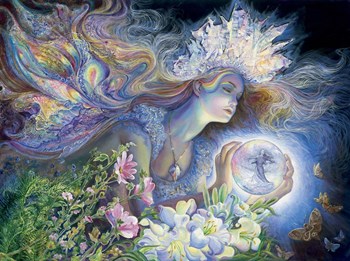 Princess Of Light by Josephine Wall art print