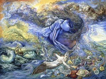 Where The Wind Blows Wild And Free by Josephine Wall art print