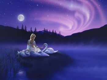 Gift Of The Swan by Kirk Reinert art print