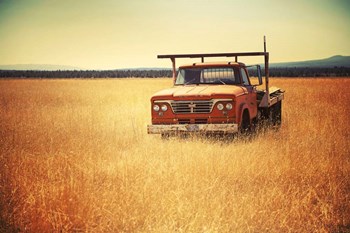 Field Truck by Lance Kuehne art print