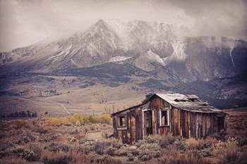 Mountain Cabin by Lance Kuehne art print