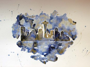 Seattle on my Mind by Lauren Moss art print