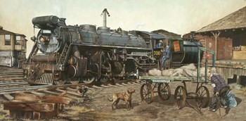 The Unwelcome Passenger by Les Ray art print