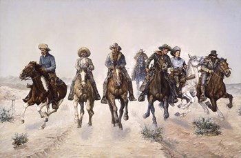 Hell Bent for Town by Les Ray art print