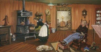 Home Comfort by Les Ray art print