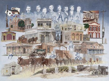 Ghost of Tombstone by Les Ray art print