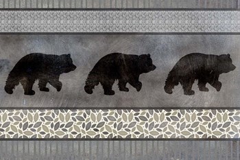 Bear Pattern by LightBoxJournal art print