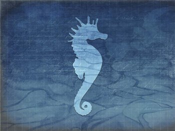 Gypsy Blue Cyanotype V5 by LightBoxJournal art print