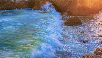 Beach Waves by Lori Hutchison art print