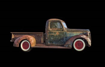 Old Rusted Pickup by Lori Hutchison art print