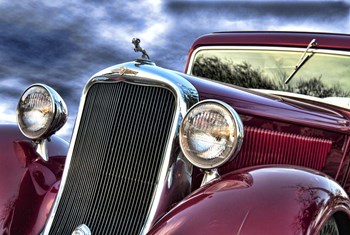 Red Dodge by Lori Hutchison art print