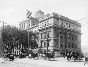 Montreal Court House 1901 by Marcus Jules art print