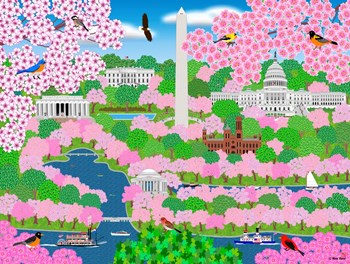 Dream Of Washington DC by Mark Frost art print