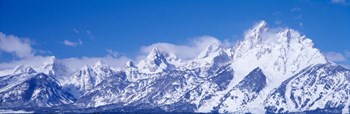 Mountain range, Grand Teton National Park, Wyoming by Panoramic Images art print