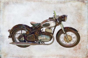 Ardie Motorcycle by Ramona Murdock art print