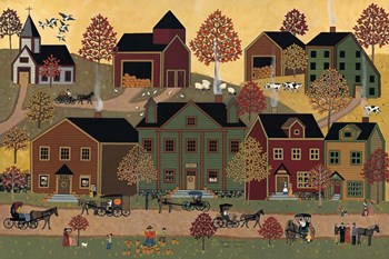 Center Street by Medana Gabbard art print