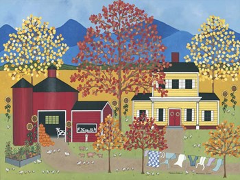 Hermans Farm by Medana Gabbard art print