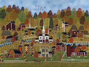 Sunflower Creek by Medana Gabbard art print