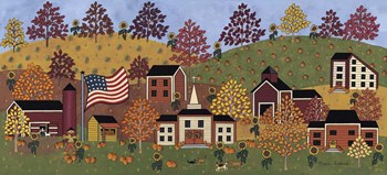 Sunflower Hill by Medana Gabbard art print