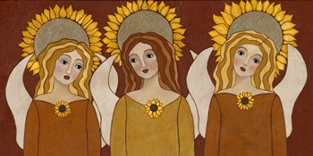Three Angels by Medana Gabbard art print