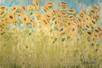 Sunflower Garden by Roey Ebert art print