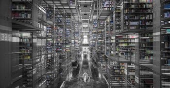 La Ciudad De Los Libros by Moises Levy art print