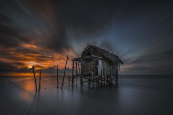 Mi Casa en el Mar by Moises Levy art print