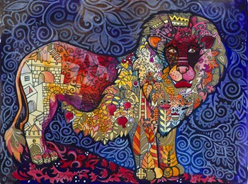 Lion The King by Oxana Zaika art print