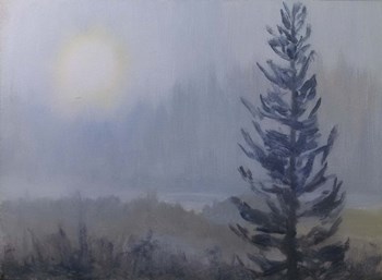 Misty Morning by Rusty Frentner art print