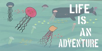 Life is an Adventure by Tammy Kushnir art print