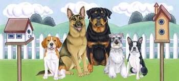 Great Outdoors Backyard by Tomoyo Pitcher art print