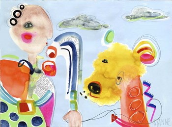 Walking the Beast by Wyanne art print